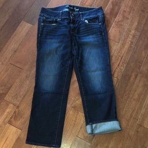 American eagle artist cropped jeans